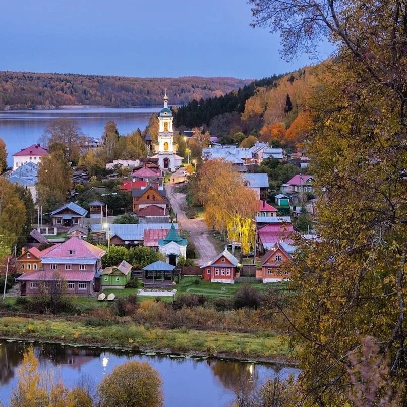 Плес сегодня фото Плёс. Иванoвская облaсть. 2023 Осень . Душевно ВКонтакте