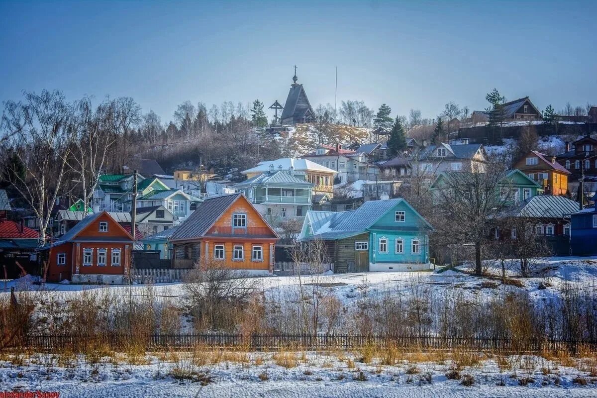 Плес зимой фото В четверг, 16 марта, в Ивановской области днем до +5