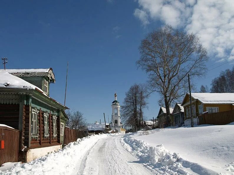 Плес зимой фото Фотосайт Владимира Побединского