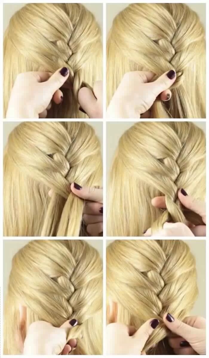 Плести прически легко tresse facile à faire soi-même : 10 tutoriels étapes par étapes Tresse facile, C