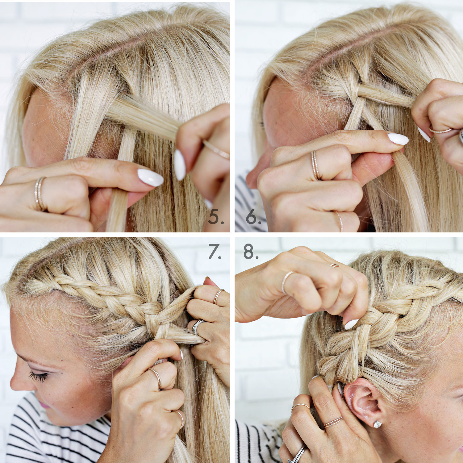 Плести прически легко Half up french braid hairstyles - Simple French Braid Half Up Hairstyle Tutorial