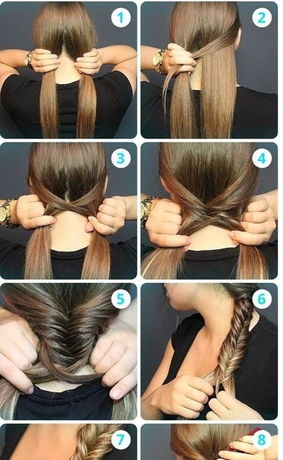 Плести прически легко Pin on Hair styles in 2024 Braids step by step, Hair styles, Diy hairstyles