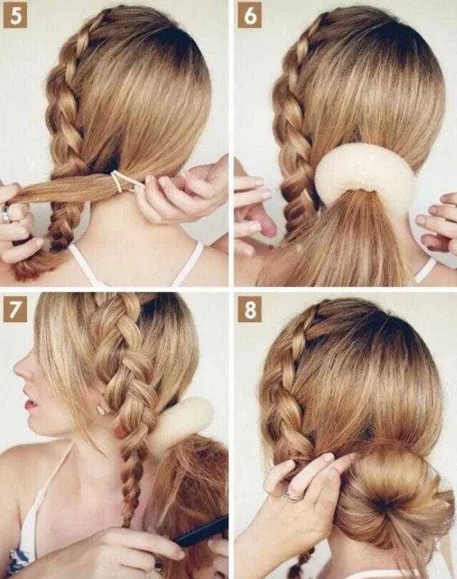 Плести прически легко dutt mit flechtzopf frisuren damen modern diy - #Damen #DIY #dutt #Flechtzöpf #F