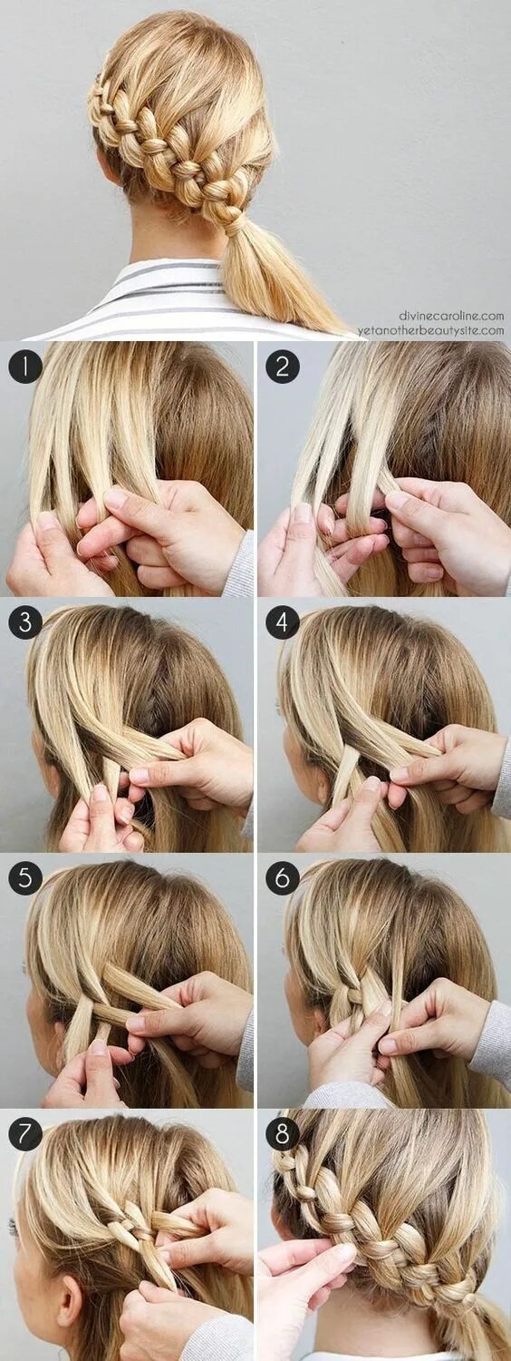 Плести прически легко tresse facile à faire soi-même : 10 tutoriels étapes par étapes Hair styles, New