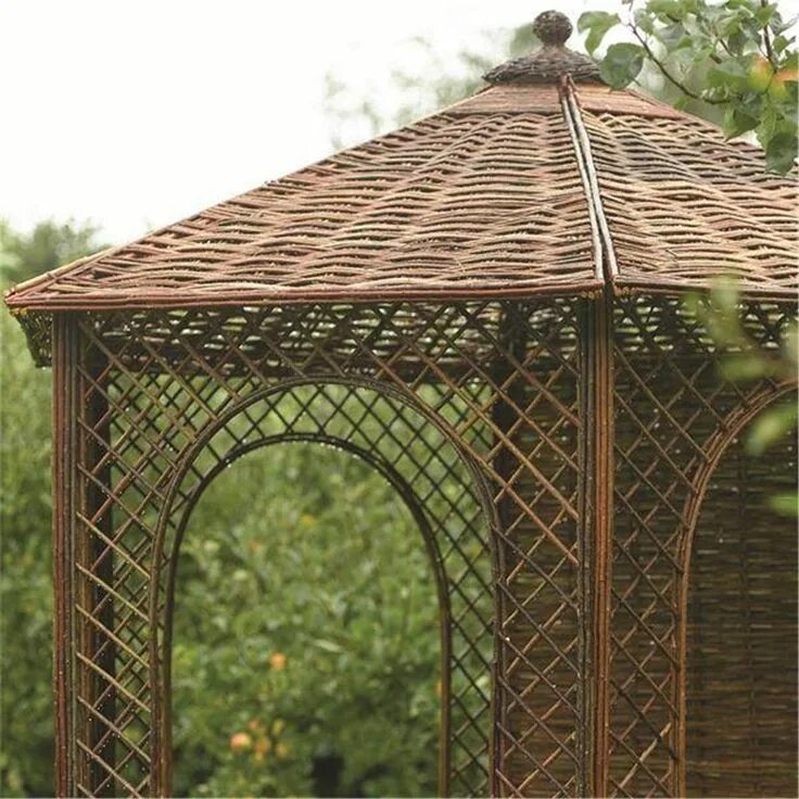 Плетеная беседка своими руками Willow Gazebo Love Gardening - Ideas for my garden Gazebo, Northern island, Gard