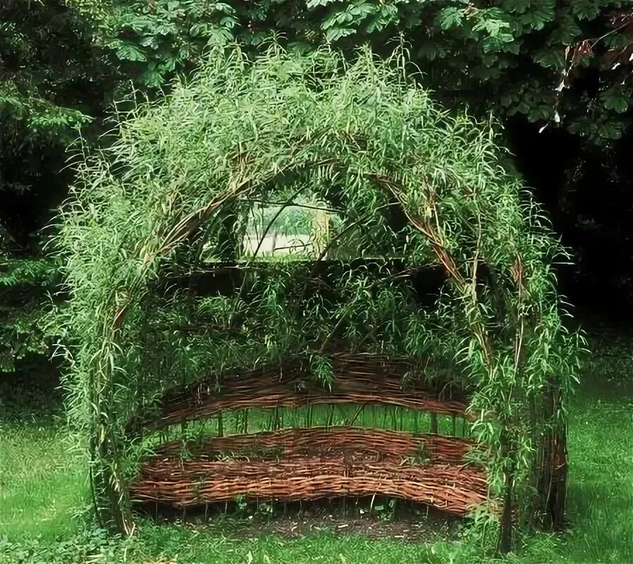 Плетеная беседка своими руками willow bench and arche Dream garden, Outdoor gardens, Outdoor