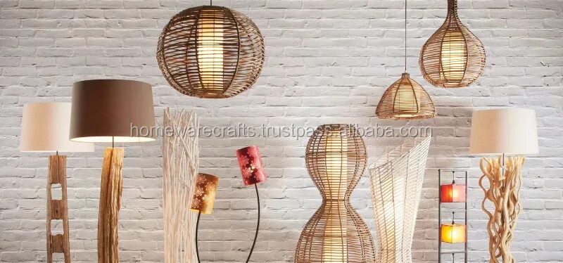 Плетеная люстра в интерьере Cheap wholesale Rattan pendant light decorative for restaurant and hotel ecofrie