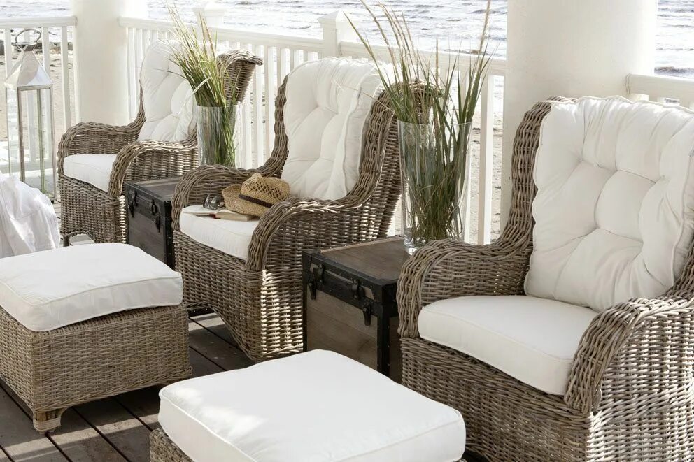 Плетеная мебель интерьер Pin em House.On.The.Beach/Lake/Water...Coastal...Sea...Sand...SeaShells...Sun...
