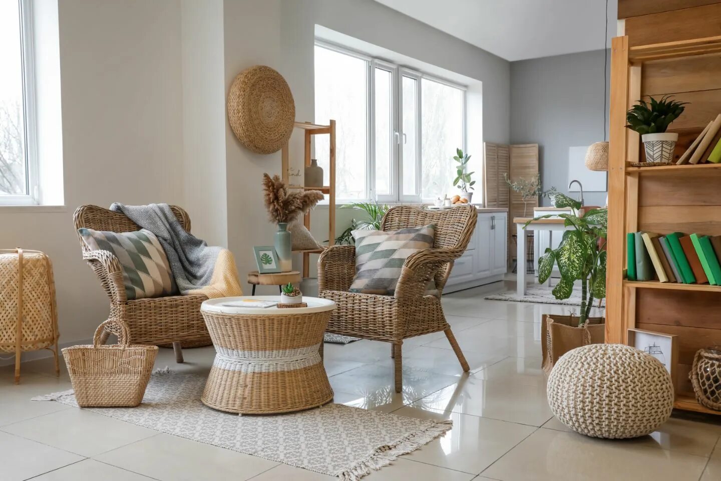 Плетеная мебель интерьер Choose from a variety of cane furniture for home decor Bproperty