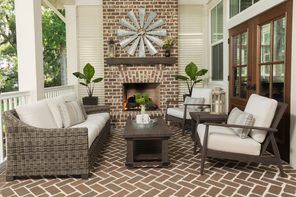 Плетеная мебель в интерьере дома OUTDOOR SEATING - San Antonio Outdoor Furniture, Patio Furniture, Dining & Firep