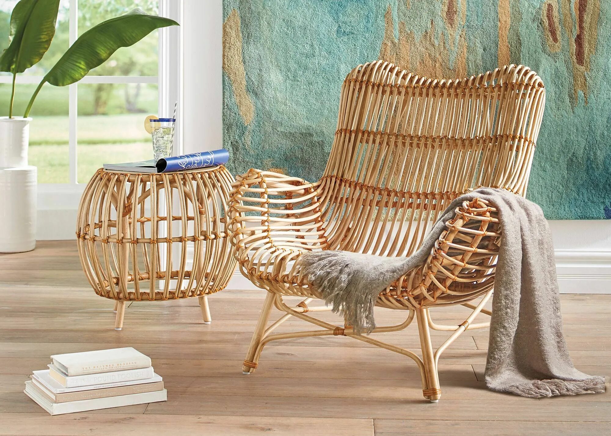 Плетеная мебель в интерьере дома Indoor Rattan Furniture: A Natural Art Form - Grandin Road Blog Indoor rattan fu
