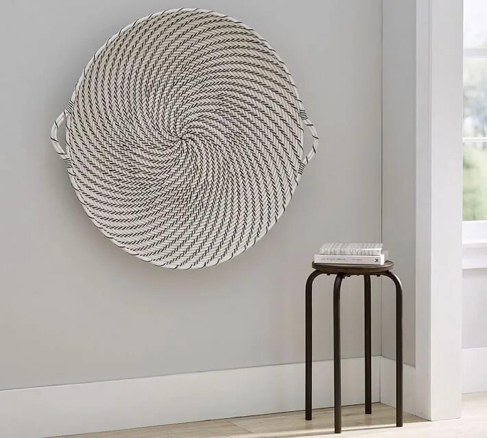 Плетеная стена в интерьере Wall all new: Boho Basket Wall Decor Decoração, Crochê