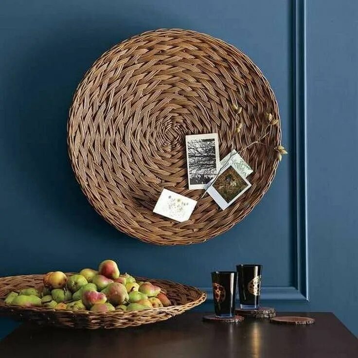 Плетеная стена в интерьере Interior Decorating Ideas Bringing Natural Materials and Handmade Украшение корз