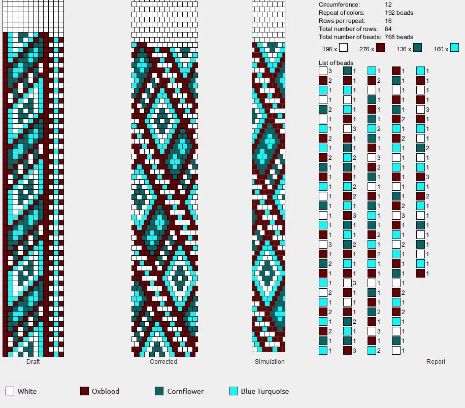 Плетение бисером браслеты схемы фото Wzór #33 Sznur Bead crochet, Bead crochet rope, Bead crochet patterns