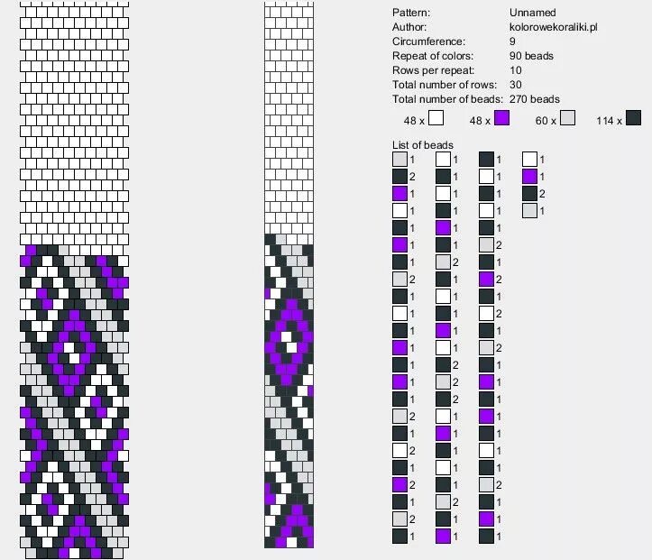 Плетение бисером браслеты схемы фото kolorowekoraliki.pl Bead crochet, Bead crochet patterns, Seed bead bracelet patt