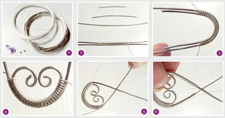 Плетение из проволоки своими руками схемы Нежные серьги / Wire Wrap / В рукоделии