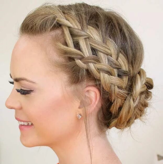 Плетение коротких волос фото 50 French Braid Hairstyles for 2015 StayGlam French braid hairstyles, Braided ha