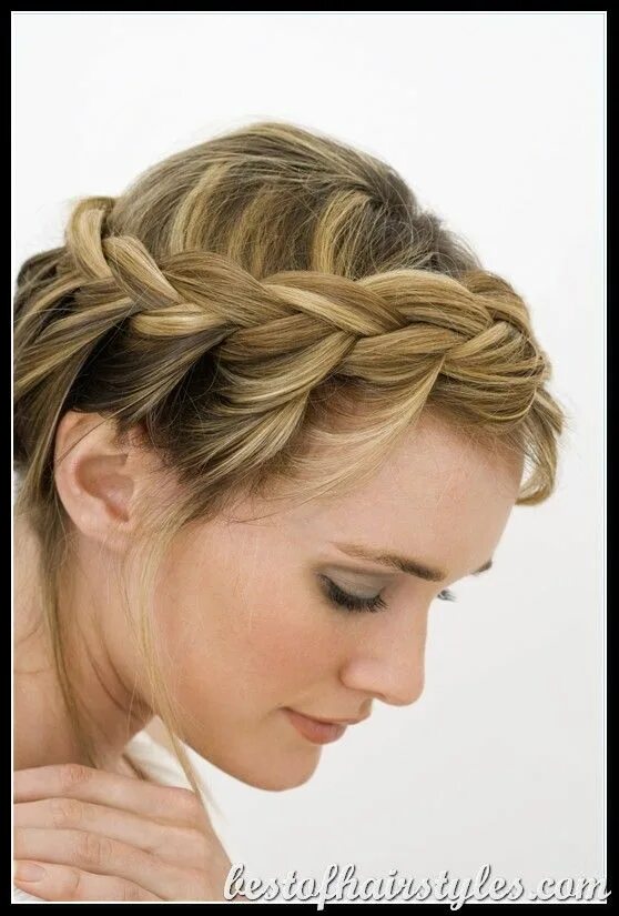 Плетение коротких волос фото French Braid New braided hairstyles, Braided hairstyles easy, Grecian hairstyles