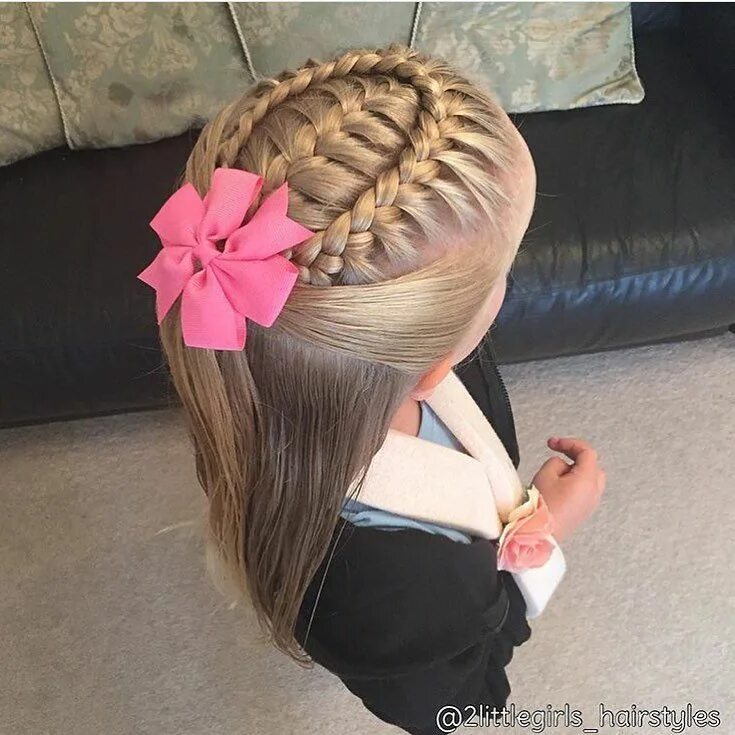 Плетение кос прически для девочки 1,731 отметок "Нравится", 19 комментариев - Little Girl Hairstyles (@braidsforli