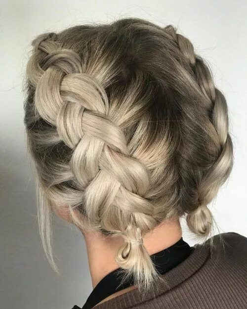 Плетение косичек на короткие волосы фото 34 Cutest Braids for Short Hair Zopf kurze haare, Kurze haare zöpfe, Frisuren