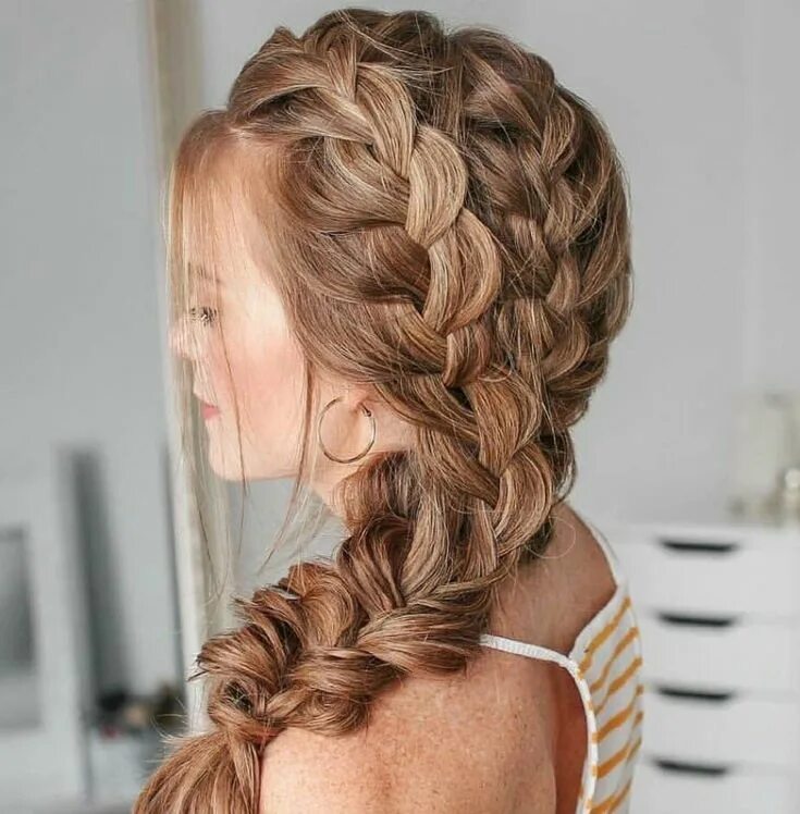 Плетение косы прически на длинные волосы Pin on Peinados, Moños y Trenzas Homecoming hairstyles, Hair beauty, Hair styles
