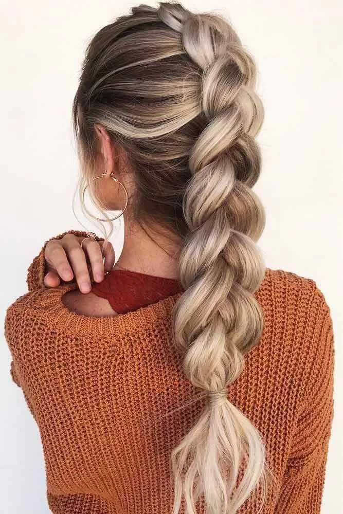 Плетение косы прически на длинные волосы Braided Mohawk: Women Give A New Definition Of The Punky Trend Penteados lindos,
