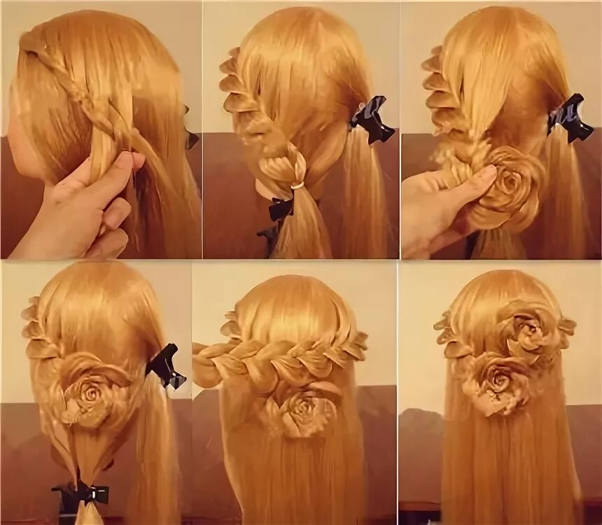 Плетение на средние волосы фото пошагово Pin on That's Clever! Gorgeous hair, Braided hairstyles easy, Cool blonde hair