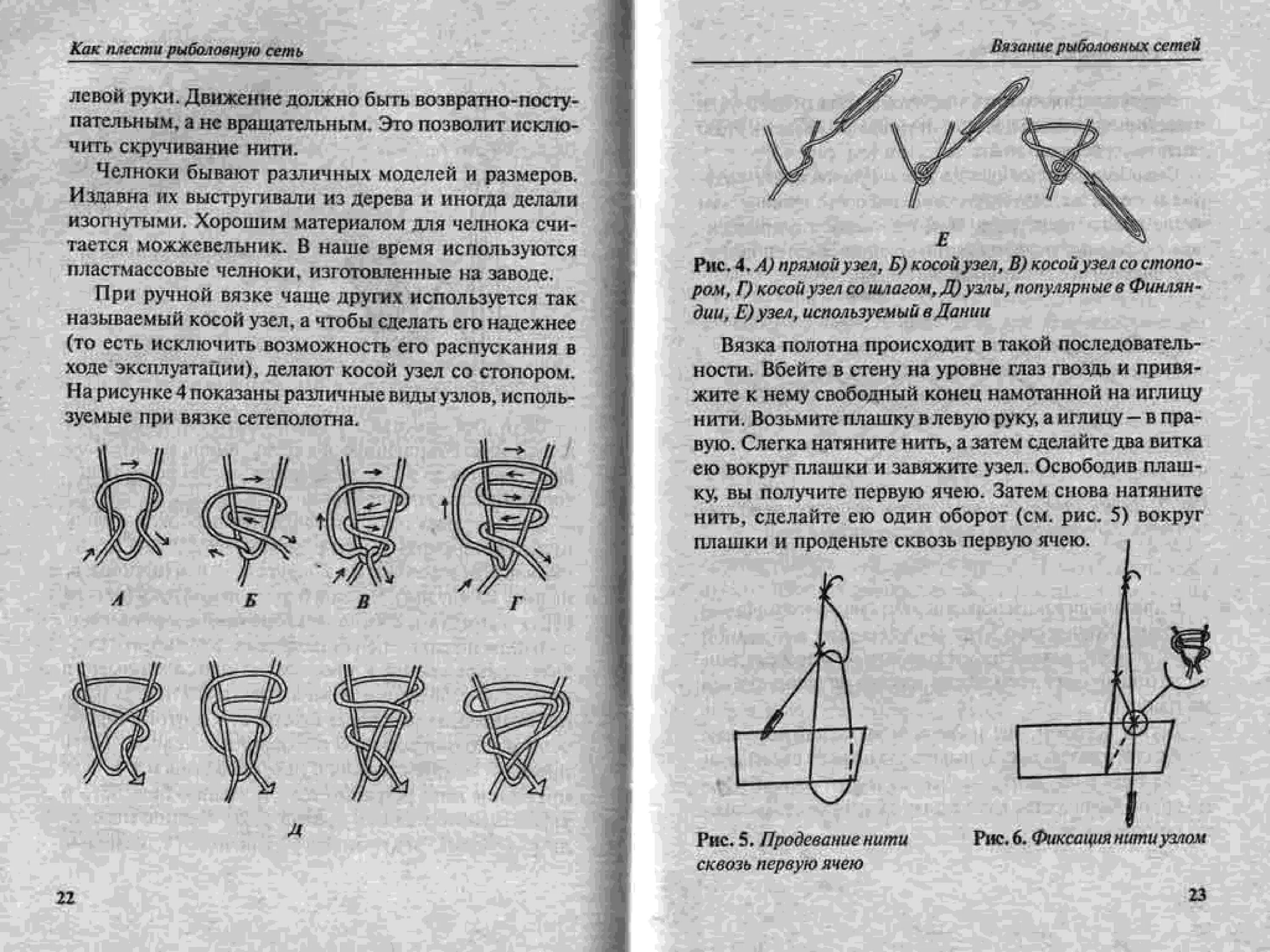 Плетение сети своими руками схема пошаговая инструкция Книга Как плести рыболовную сеть (Маслов Ю.И.) - большая электронная библиотека