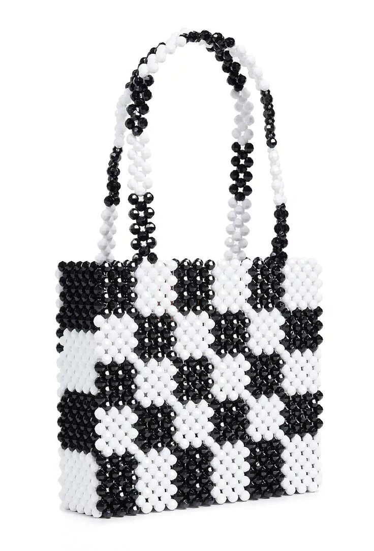 Плетение сумочек из бусин Finally, a Color Trend for Minimalists Beaded bags, Beaded handbag, Pearl bag