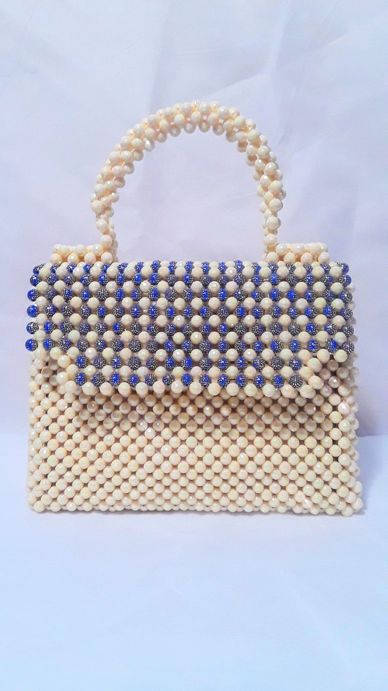 Плетение сумочек из бусин Ladies handbag purse mini bead bag women handbag tote bag Etsy Purses and bags, 