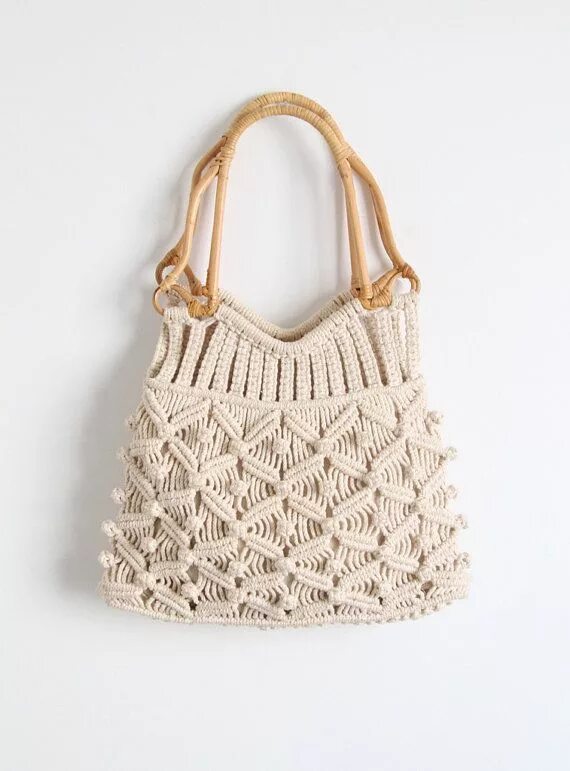 Плетение сумок в стиле макраме vintage macrame purse cheap online
