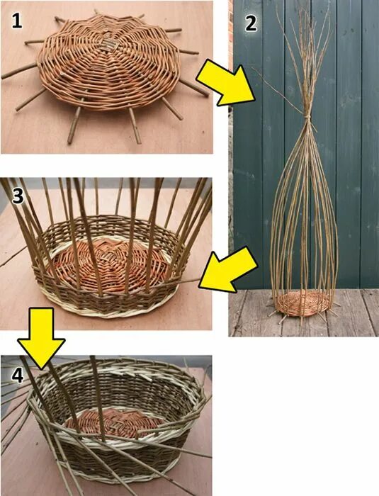 Плетение своими руками фото Weaving a wicker basket; the most comprehensive basket tutorial on the internet-