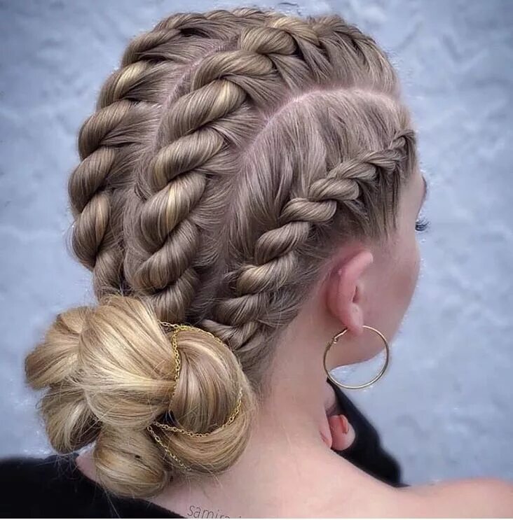 Плетение волос красивые прически Pin on Updoo Ombre hair blonde, Hair styles, Cool hairstyles