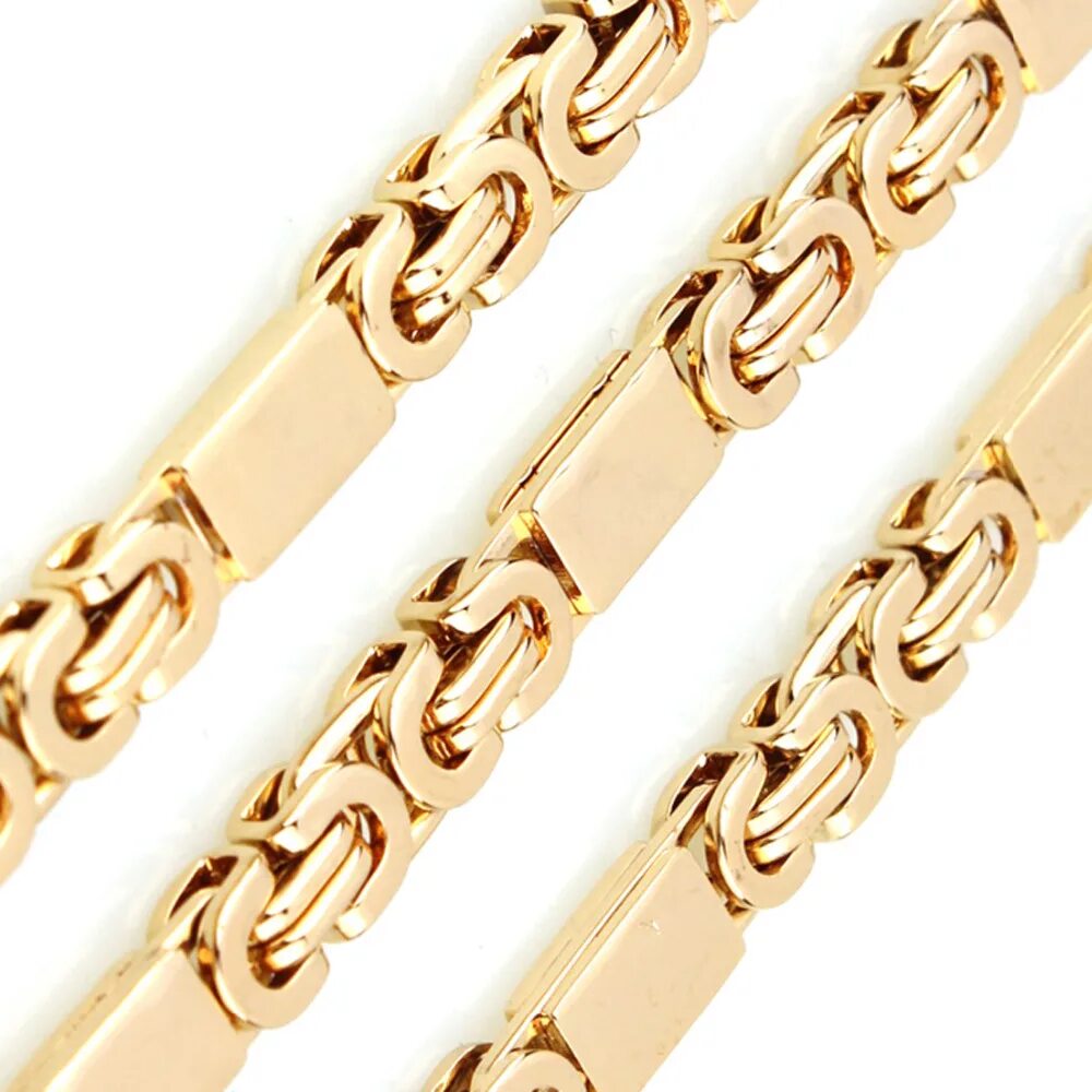 Плетение золотое виды фото 6/8/11mm Necklace For Men Stainless Steel Byzantine Box Link Chain Necklaces Who