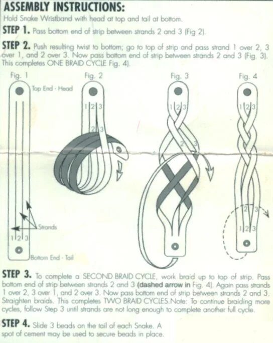 Плетения из кожи своими руками схемы Braided Bracelet Instructions- Lady Hawke's Native American Site Leather jewelry