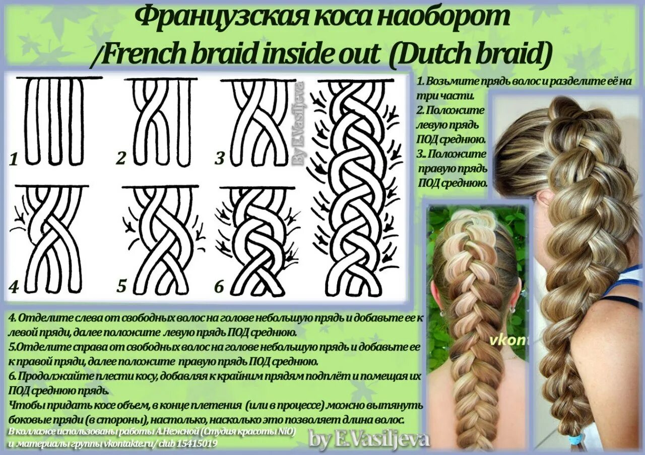 Плетению косы фото схемы Плетения, схемы. форум Babyblog