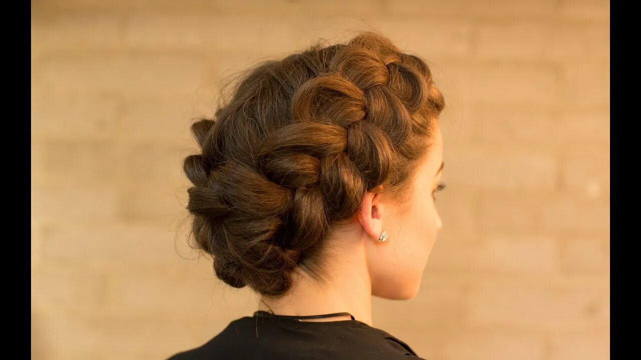 Плетеные прически на длинные волосы Double Dutch Braid Upstyle in Minutes - YouTube