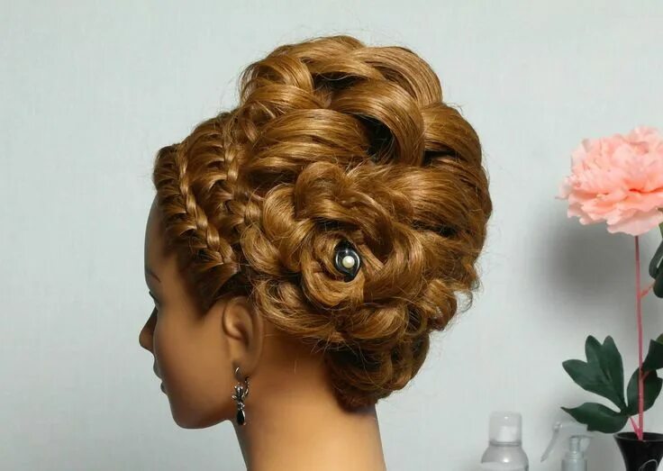 Плетеные прически на длинные волосы Awesome channel full of braided hairstyles Evening hairstyles, Long hair styles,