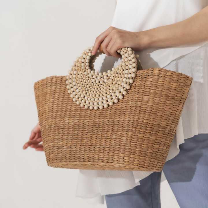 Плетеные сумки 2024 тренды Выбираем пляжные плетёные сумки на лето 2020 Knitted bags, Wicker bags, Beaded b