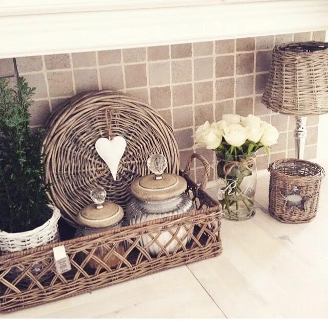 Плетеный декор для дома S adlı kullanıcının Homes and decorations panosundaki Pin Mutfak düzenleme, Bamb