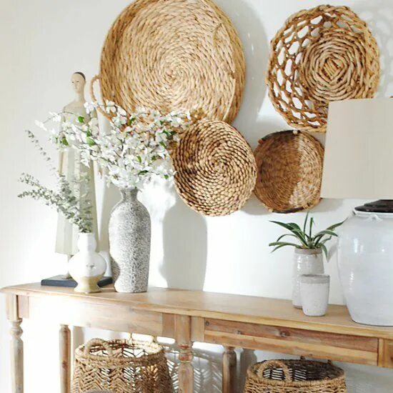Плетеный декор для дома Spring entryway in a cinch! Haus dekor, Wohnaccessoires, Haus dekoration