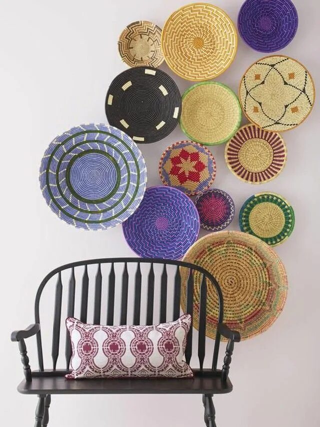 Плетеный декор на стену Basket Walls Basket walls, Basket wall decor, Baskets on wall