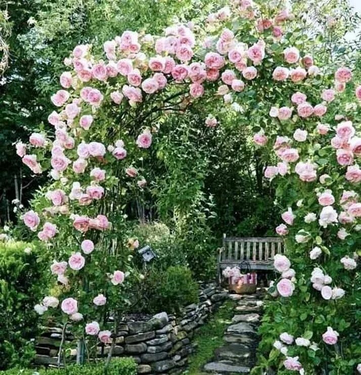 Плетистые розы в ландшафтном дизайне 45 gardens of my dreams romantic garden designs ideas 1 Garden design, Garden wa