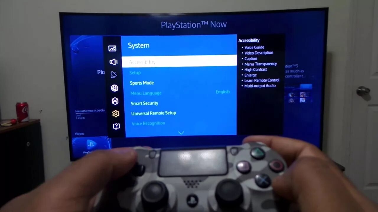 Плейстейшен 5 подключение к телевизору Pairing PS4 Dualshock 4 Controller to Samsung Smart Tv - YouTube