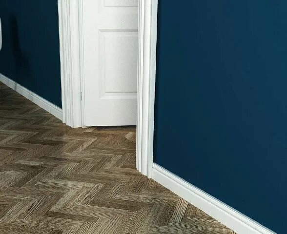 Плинтус под цвет дверей в интерьере Zdjęcie nr 1 w galerii - Listwy przypodłogowe, do czego służą i jak je dobierać