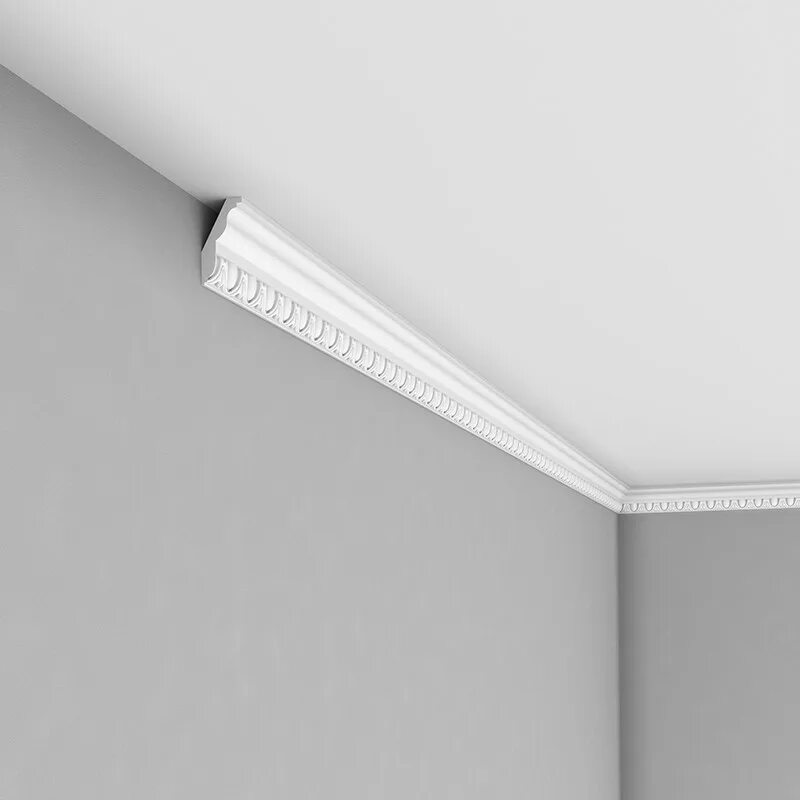 Плинтус потолочный для натяжного фото Карниз Mardom Decor MDA212 потолочный полиуретановый 2400х78х40 мм в интернет-ма