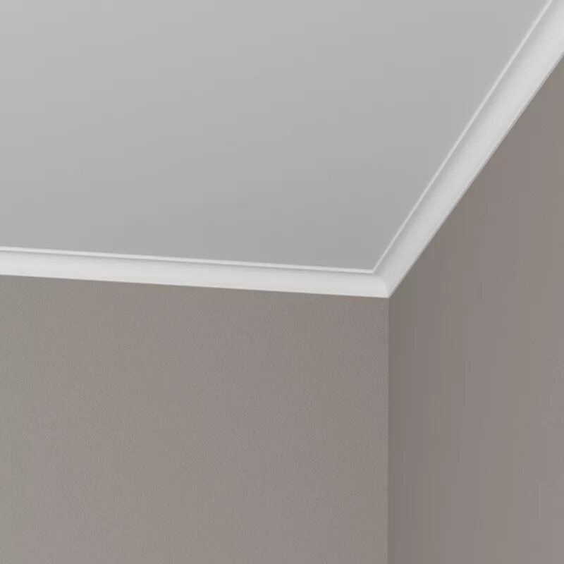Плинтуса для натяжных потолков фото и цена Карниз 1.50.154 купить в Москве - Decors.ru
