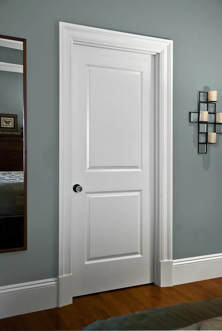 Плинтуса и двери фото 141_003 Interior door trim, Doors interior, Baseboard styles