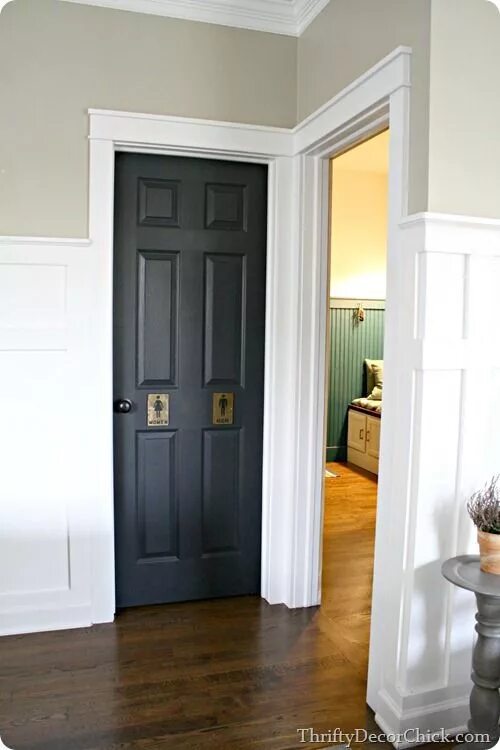 Плинтуса и двери фото Adding thick Craftsman door trim to my doorways! #DIY Best of ... Interior door 
