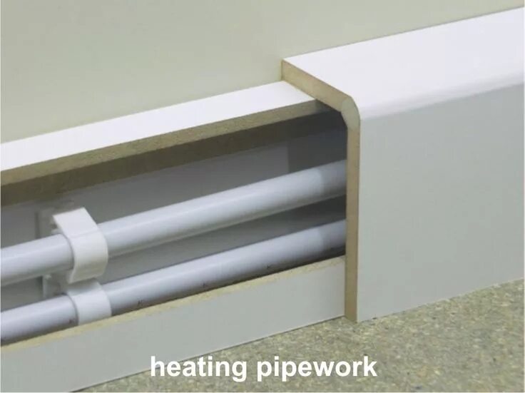 Плинтуса напольные для труб отопления размеры фото Pin on Pipe Boxing and Pipe Casings for hiding unsightly pipes and wires.